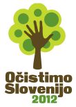 logotip akcije Očistimo Slovenijo 2012